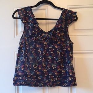 Floral Sheer Top